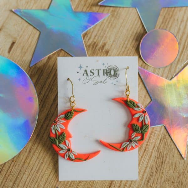 Floral Moon's- Coral